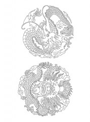 Рисунки мотивы в японском стиле. Раскрашивай и отдыхай - Фото 4