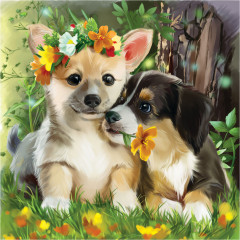 Пазл «Нежная парочка» - Фото 1