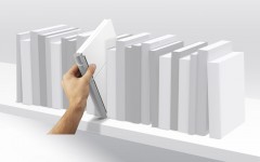 Поставка под книгу и ipad «CookBook», бело-серая - Фото 2