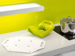 Дуршлаг складной, белый - Фото 1