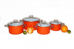 Кастрюля «Orange» (3,4 л) со стеклянной крышкой - Фото 1