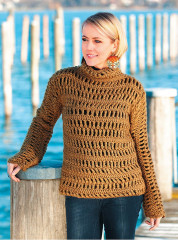 Элегантные модели. Вязание на вилке, вязание вытянутыми петлями. Вяжем крючком - Фото 5