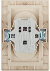 Розетка двойная без заземления - Фото 4