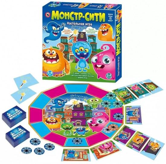 Игра настольная «Монстр-сити»
