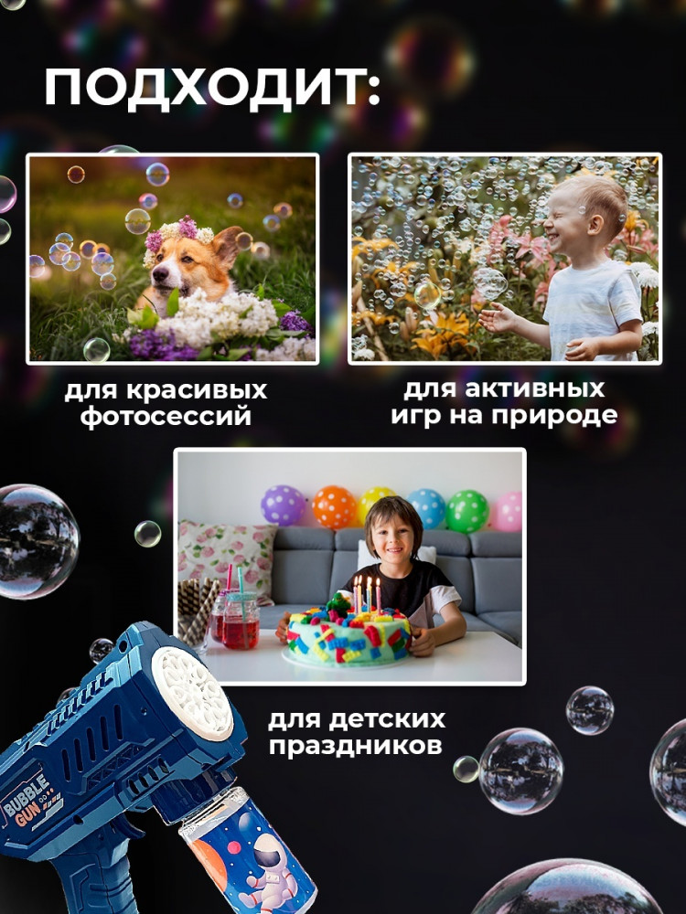 Генератор мыльных пузырей | Bubble gun | Фото 3