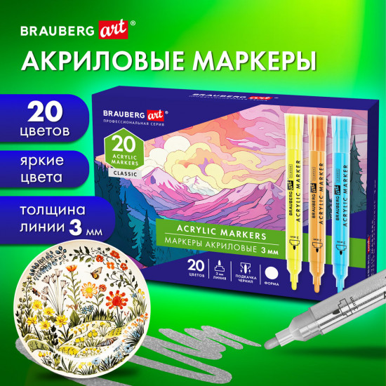 Набор маркеров акриловых