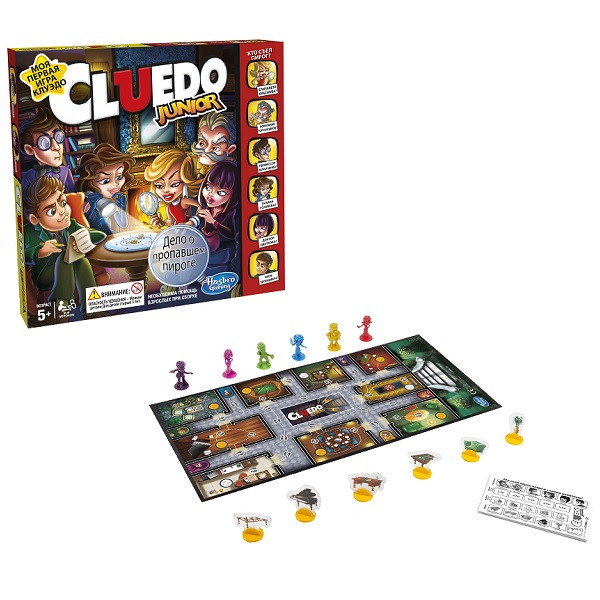 Настольная игра «Клуэдо Джуниор» | Настольные игры | Hasbro | Фото 1