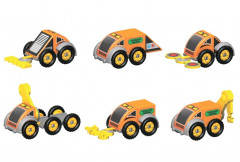 Магнитный конструктор «Городская техника», 6-в-1 - Фото 1