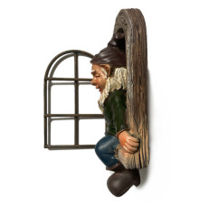 Декор садовый, фигурка «Гном в окошке» - Фото 2