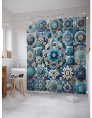 Штора для ванной «Турецкий печворк» - Фото 1