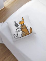 Наволочка декоративная «Семейство котов» - Фото 1