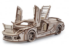 Конструктор деревянный 3D «Спорткар Скат» - Фото 8