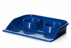 Набор мисок с лотком (цвет в ассортименте) - Фото 1