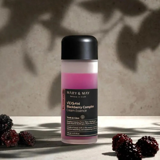 Крем-эссенция с ежевичным комплексом «Vegan Blackberry Complex Cream Essence»
