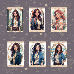 Набор открыток «HorosGirls» - Фото 1