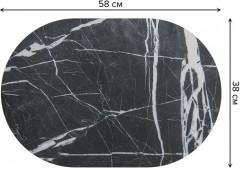 Коврик для сушки посуды «Штрихи на мраморе» - Фото 1