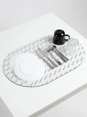 Коврик для сушки посуды «Штрихи на мраморе» - Фото 2