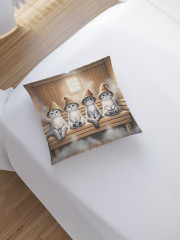 Наволочка декоративная «Кото баня» - Фото 1