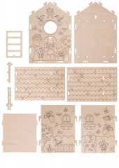 Скворечник-раскраска «Домик для птиц» - Фото 1