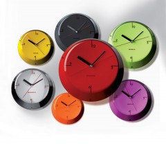 Часы настенные, хром - Фото 1