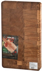 Доска разделочная торцевая (бук, 40×24×3 см) - Фото 1