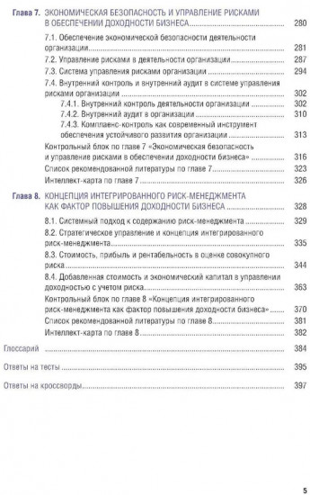 Управление доходностью бизнеса