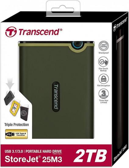 Внешний жесткий диск Transcend TS2TSJ25M3G