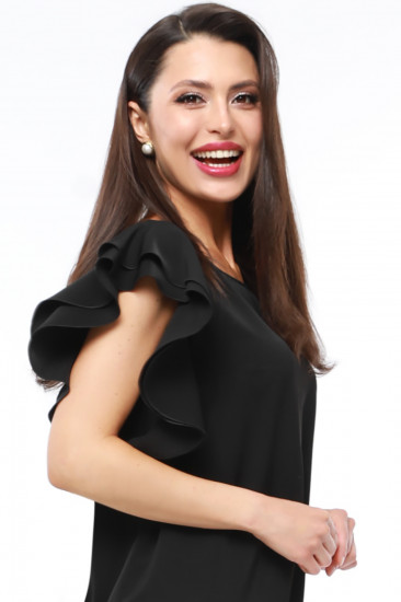 Блузка женская «Амалия, блэк»