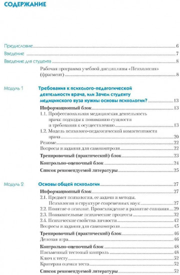 Основы психологии для медицинских вузов
