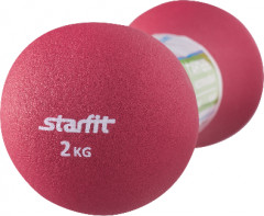 Гантель неопреновая DB-202 (2 кг) - Фото 1