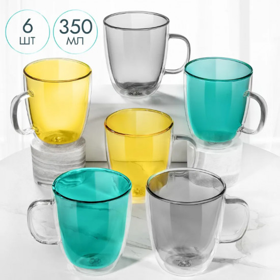 Набор кружек «Crystal glass»