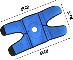 Бандаж на колено с силиконовой вставкой 9325А - Фото 1