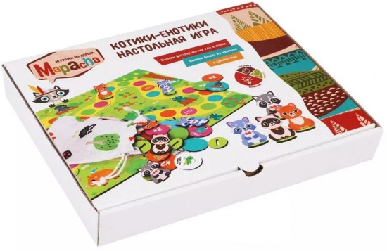 Игра-ходилка настольная «Котики-енотики»