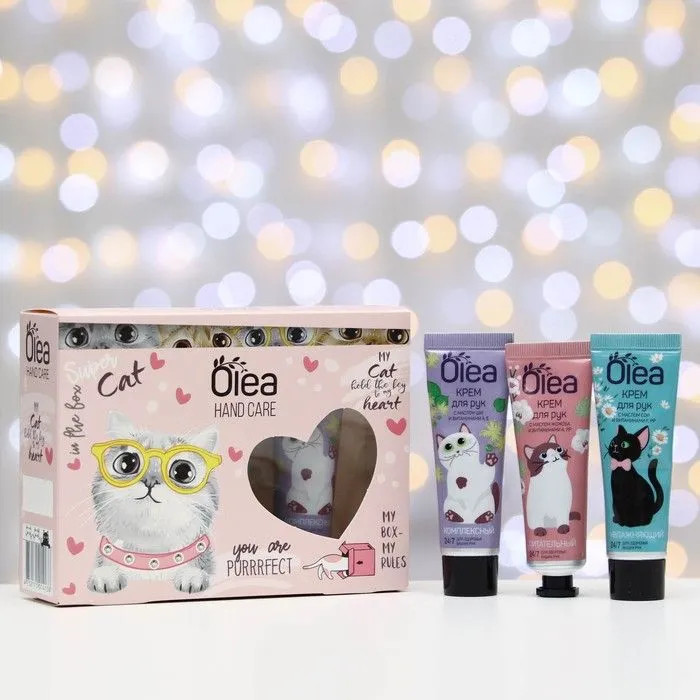 Набор подарочный «Hand care cats» | Olea | Фото 2