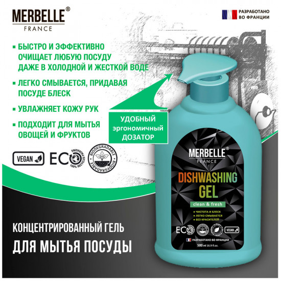 Гель для мытья посуды концентрированный