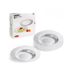 Набор тарелок десертных (диаметр 21 см, 6 шт) - Фото 2