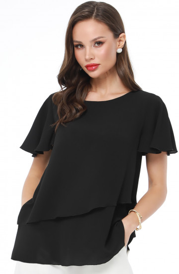 Блузка женская «Все легко и просто, блэк»
