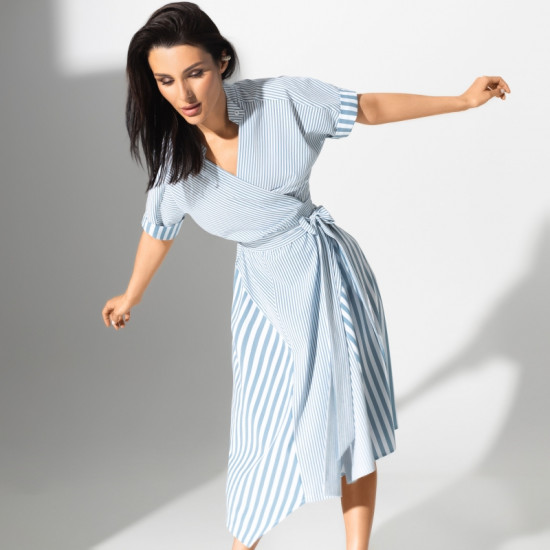 Платье женское «Стихийная энергетика, air blue»