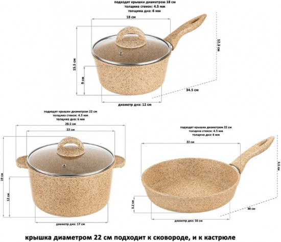 Набор посуды «Гармония вкуса»
