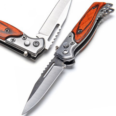 Нож автоматический, складной с фиксатором (15 см) - Фото 1