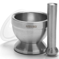 Ступка с крышкой и с пестиком - Фото 2