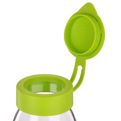 Баночка с ложкой (салатовая, 500 мл) - Фото 2