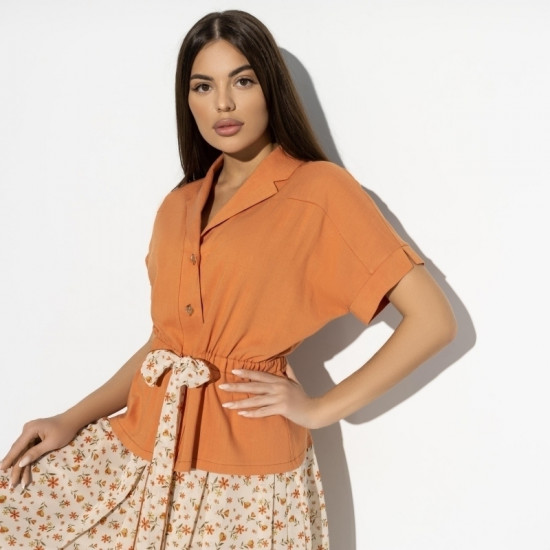 Костюм женский «Светские манеры, fleur orange, 2 в 1»
