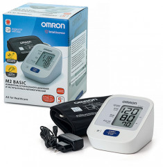 Тонометр автоматический OMRON M2 Basic с адаптером (22-42 см) - Фото 4