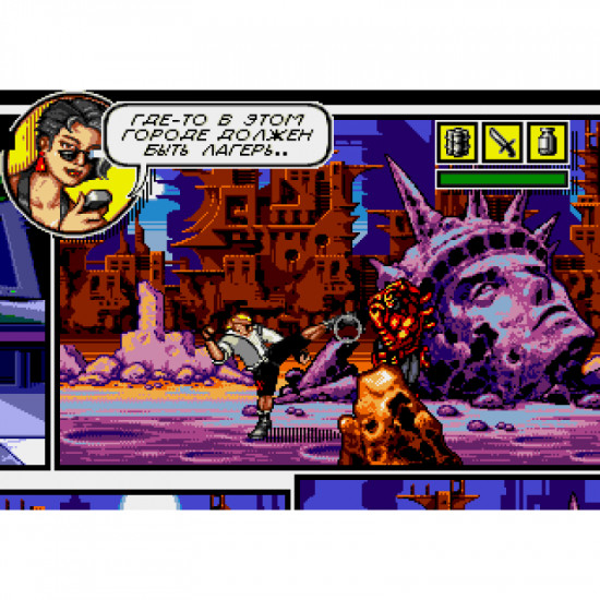 Картридж Comix Zone русская версия для Sega