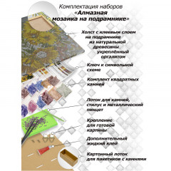 Алмазная мозаика «Маки» - Фото 1