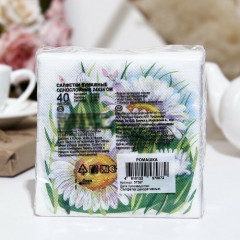 Набор салфеток бумажных «Ромашка» - Фото 1