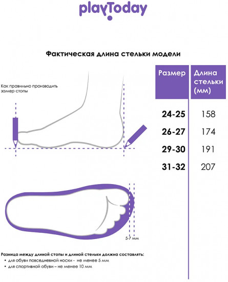 Сабо для девочек