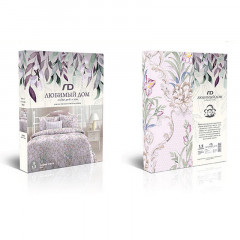 Комплект постельного белья «Цветущая магнолия» (арт. 6403-1/31067-6, 1,5-спальный, поплин, 2 наволочки 70х70) - Фото 1