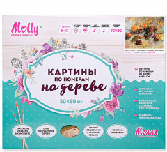 Набор для раскрашивания по номерам на дереве «Ван Гог. Натюрморт с яблоками и виноградом» (40х50 см) - Фото 1